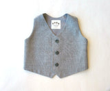Vest, Bow Tie, and Shorts or Pants Set in Your Choice of Suiting and Bow Tie